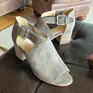 Nine West Open-Toe Block Heels